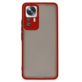 Xiaomi Mi 12T Pro Kılıf Montreal Silikon Kapak - Kırmızı-(5796)