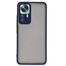 Xiaomi Mi 12T Pro Kılıf Montreal Silikon Kapak - Lacivert-(5796)