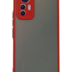 Xiaomi Mi 12 Lite Kılıf Montreal Silikon Kapak - Kırmızı-(5796)