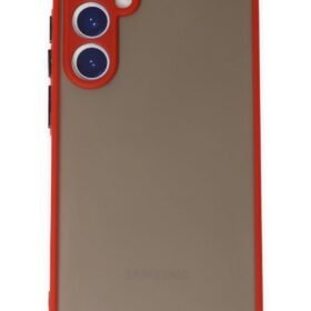 Samsung Galaxy S23 Kılıf Montreal Silikon Kapak - Kırmızı-(5796)