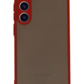 Samsung Galaxy S23 Plus Kılıf Montreal Silikon Kapak - Kırmızı-(5796)