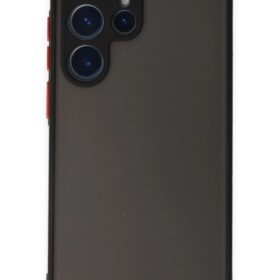 Samsung Galaxy S23 Ultra Kılıf Montreal Silikon Kapak - Siyah-(5796)