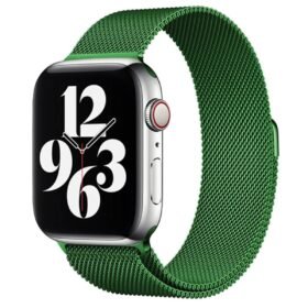Apple Watch 38mm Metal Mıknatıslı Kordon - Yeşil-(5796)