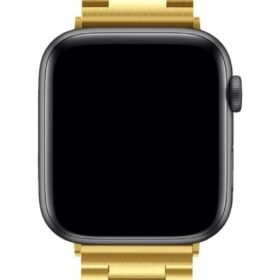 Apple Watch 42mm Metal Baklalı Kordon - Gold-(5796)