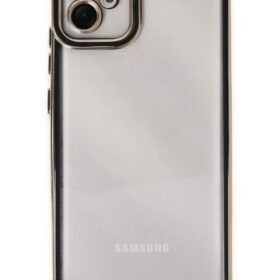 Samsung Galaxy A04E Kılıf Liva Lens Silikon - Siyah-(5796)