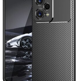 Xiaomi Poco X5 5G Kılıf Auto Focus Karbon Kapak - Siyah-(5796)