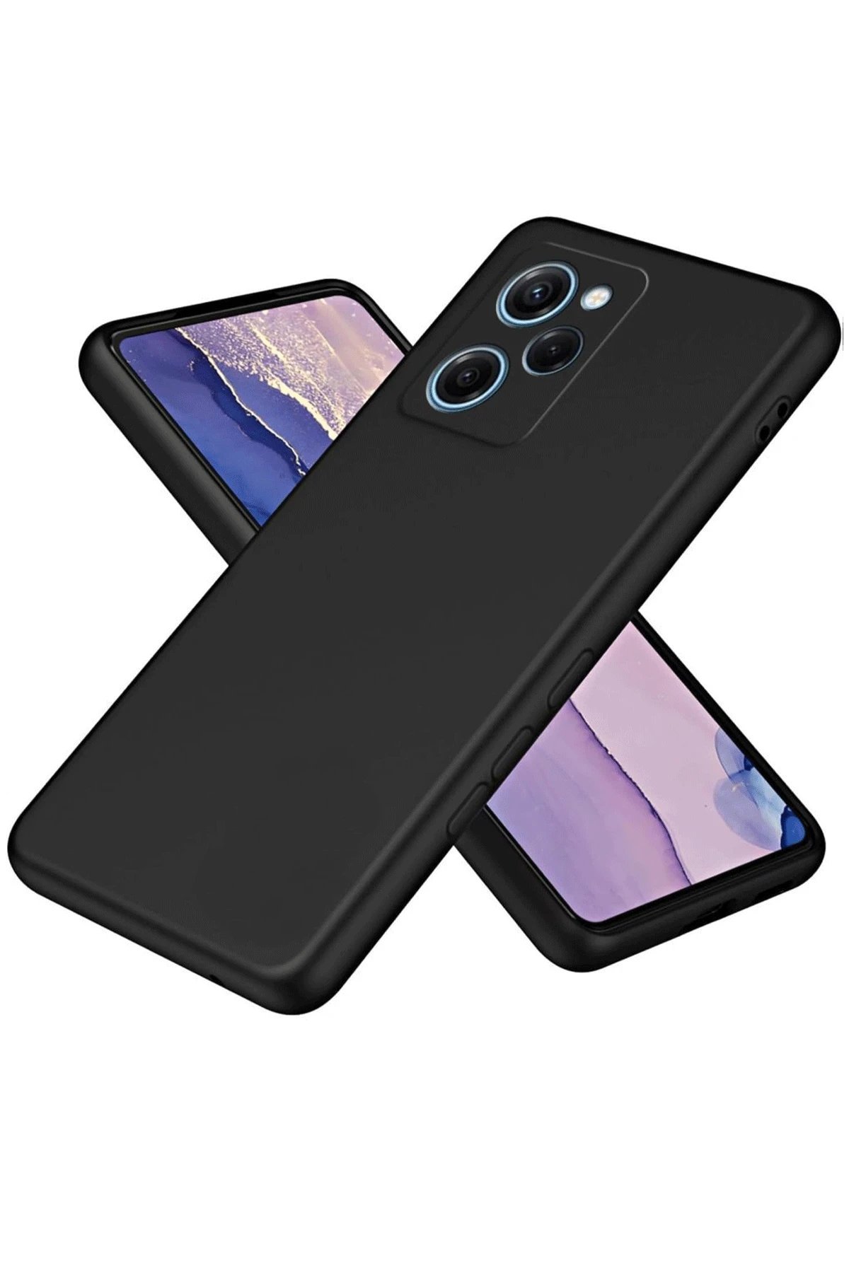 Xiaomi Poco X5 Pro 5G Nano içi Kadife Silikon - Siyah-(5796)