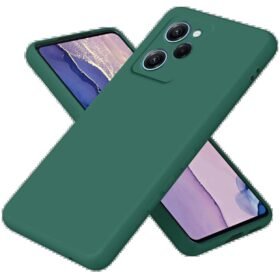 Xiaomi Poco X5 Pro 5G Nano içi Kadife Silikon - Koyu Yeşil-(5796)