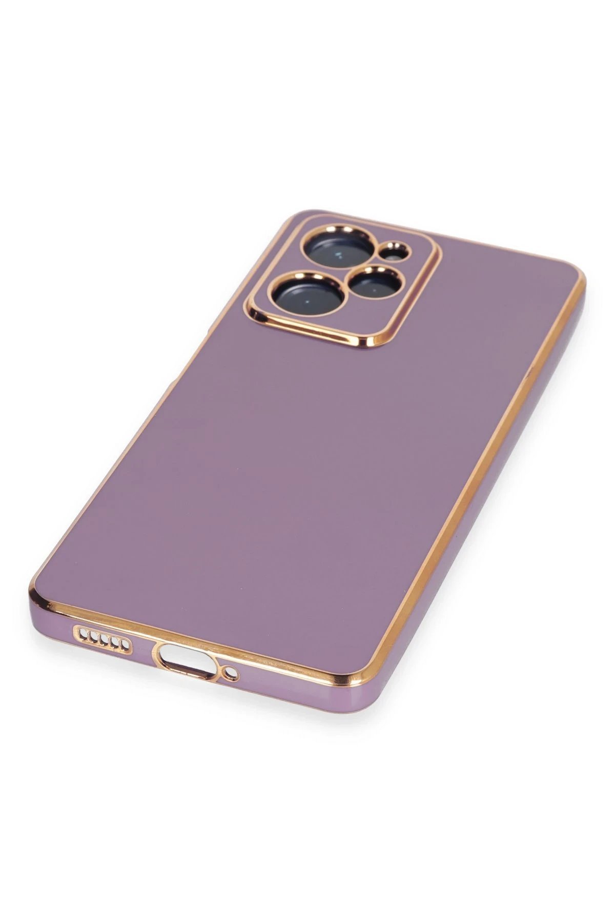 Xiaomi Poco X5 Pro 5G Kılıf Volet Silikon - Mor-(5796) - Görsel 4