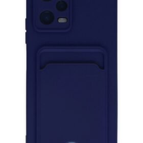 Xiaomi Poco X5 5G Kılıf Kelvin Kartvizitli Silikon - Lacivert-(5796)