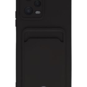 Xiaomi Poco X5 5G Kılıf Kelvin Kartvizitli Silikon - Siyah-(5796)