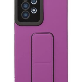 Samsung Galaxy A53 5G Kılıf Mega Standlı Silikon - Mor-(5796)