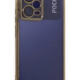 Xiaomi Poco X5 Pro 5G Kılıf Lensli Silikon - Gold-(5796)