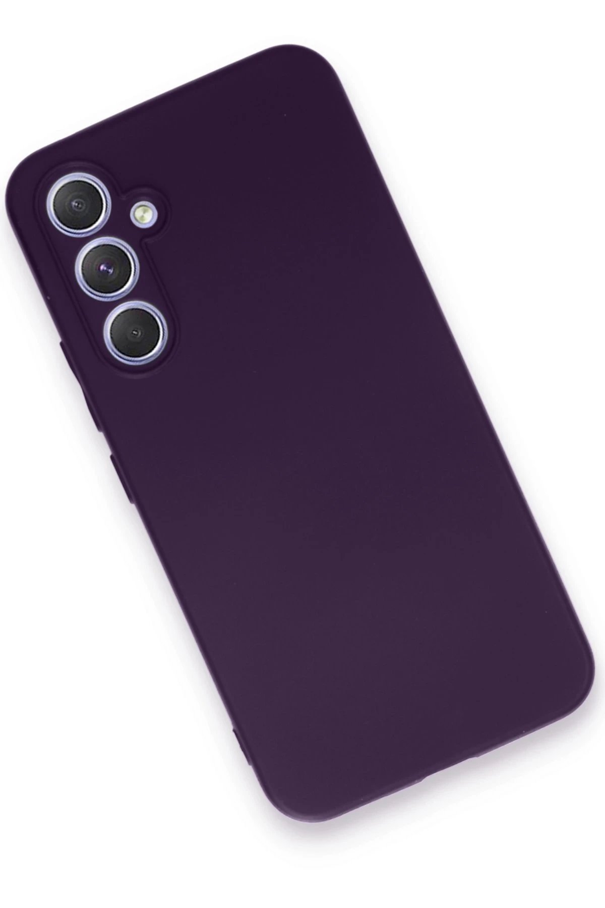 Samsung Galaxy A54 5G Kılıf First Silikon - Mor-(5796) - Görsel 3