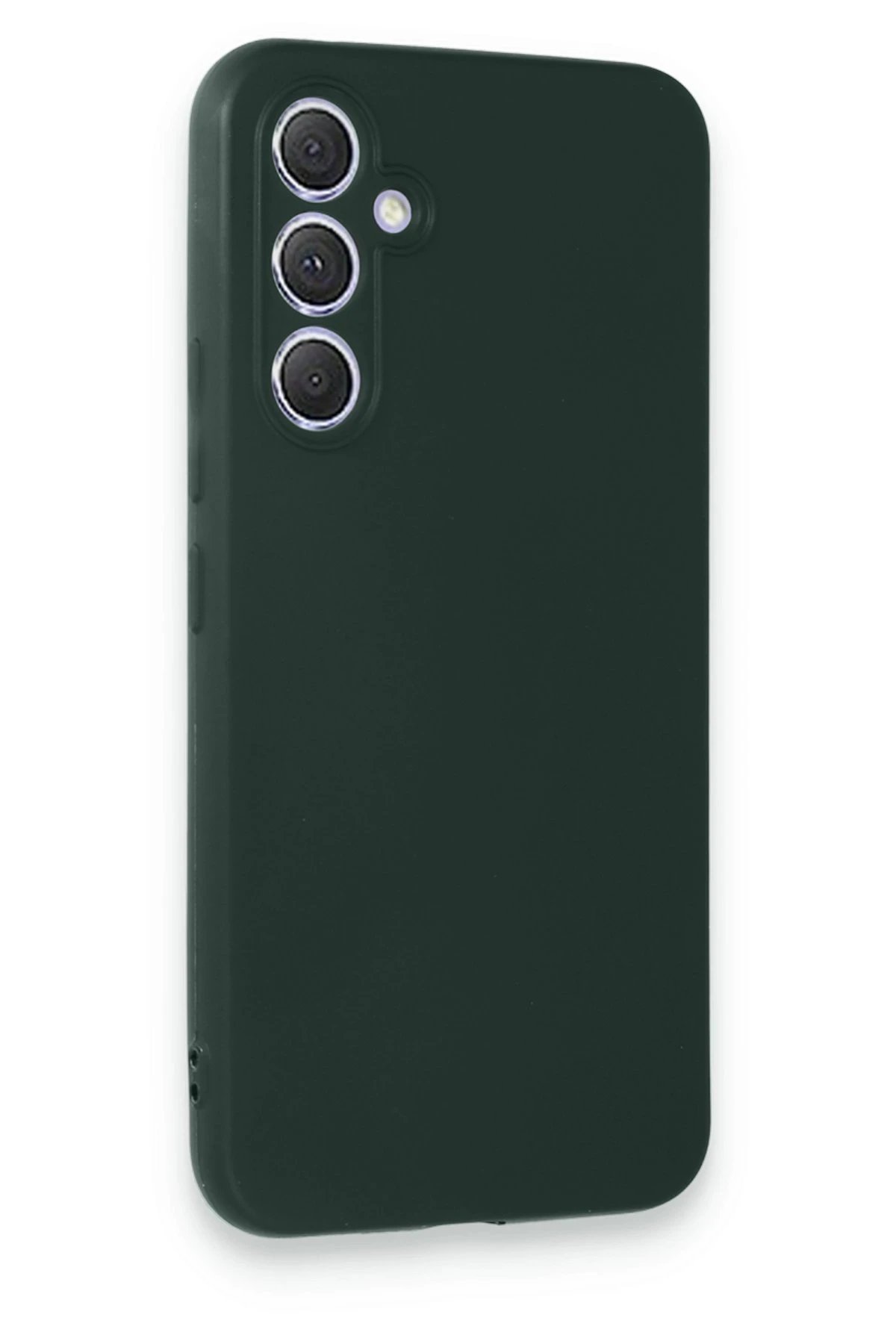 Samsung Galaxy A54 5G Kılıf First Silikon - Koyu Yeşil-(5796) - Görsel 2