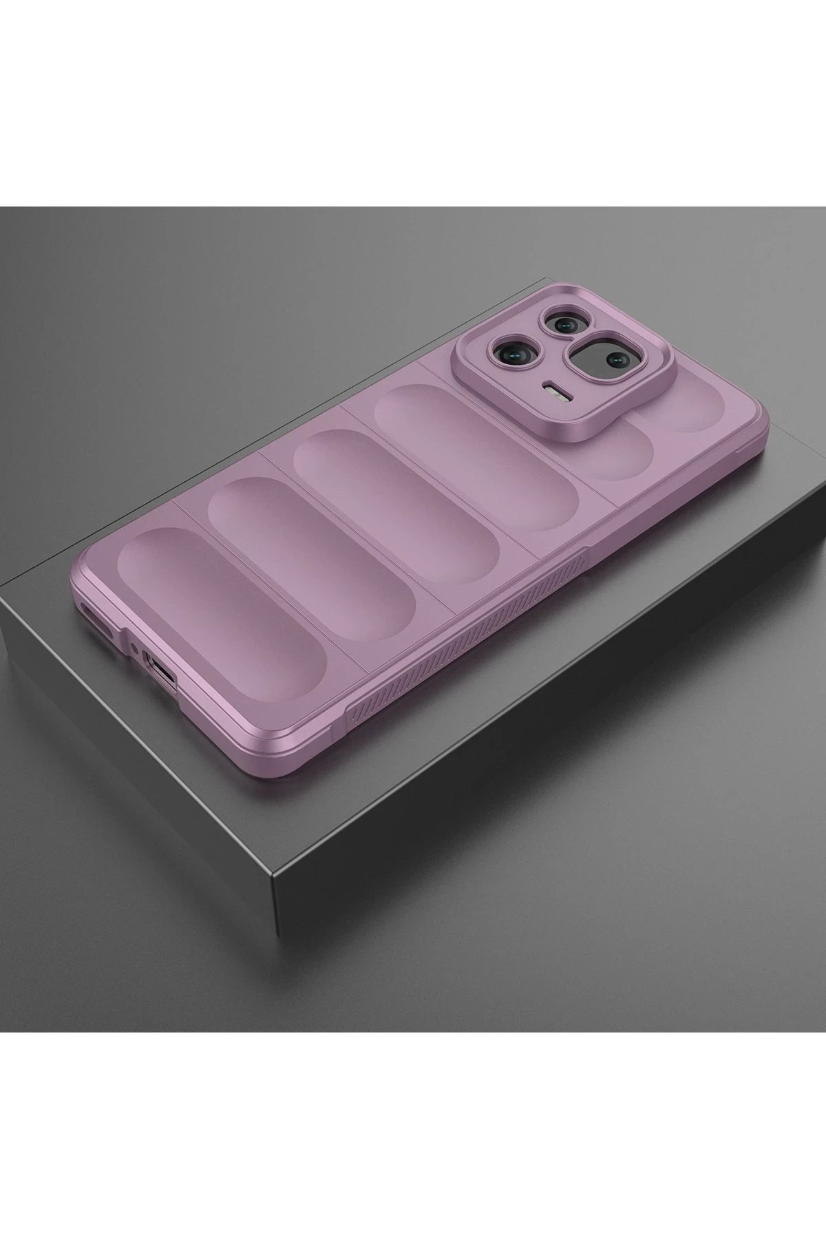 Xiaomi Mi 13 Kılıf Optimum Silikon - Mor-(5796) - Görsel 2