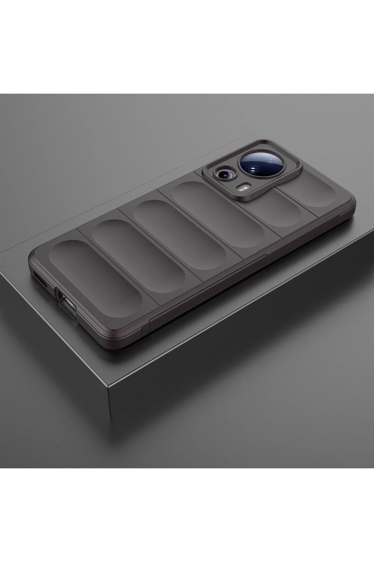 Xiaomi Mi 13 Lite Kılıf Optimum Silikon - Siyah-(5796) - Görsel 3