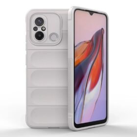 Xiaomi Redmi 12C Kılıf Optimum Silikon - Krem-(5796)