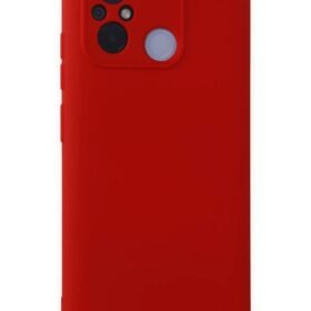 Xiaomi Redmi 12C Kılıf Nano içi Kadife Silikon - Kırmızı-(5796)