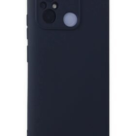 Xiaomi Redmi 12C Kılıf Nano içi Kadife Silikon - Lacivert-(5796)