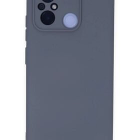 Xiaomi Redmi 12C Kılıf Nano içi Kadife Silikon - Gri-(5796)