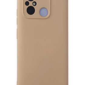 Xiaomi Redmi 12C Kılıf Nano içi Kadife Silikon - Pudra-(5796)
