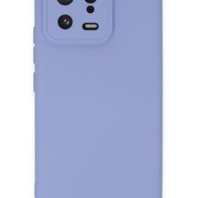Xiaomi Mi 13 Kılıf Nano içi Kadife Silikon - Lila-(5796)
