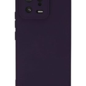 Xiaomi Mi 13 Kılıf Nano içi Kadife Silikon - Mor-(5796)
