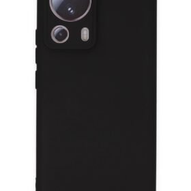 Xiaomi Mi 13 Lite Kılıf Nano içi Kadife Silikon - Siyah-(5796)