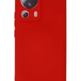 Xiaomi Mi 13 Lite Kılıf Nano içi Kadife Silikon - Kırmızı-(5796)