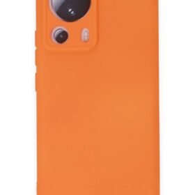 Xiaomi Mi 13 Lite Kılıf Nano içi Kadife Silikon - Turuncu-(5796)