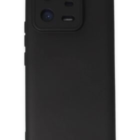 Xiaomi Mi 13 Pro Kılıf Nano içi Kadife Silikon - Siyah-(5796)