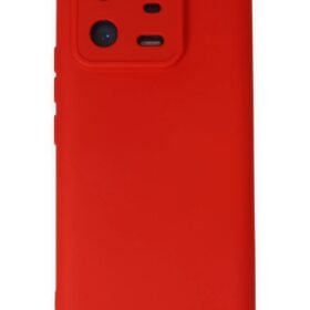 Xiaomi Mi 13 Pro Kılıf Nano içi Kadife Silikon - Kırmızı-(5796)