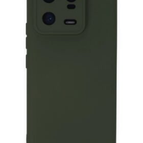 Xiaomi Mi 13 Pro Kılıf Nano içi Kadife Silikon - Koyu Yeşil-(5796)