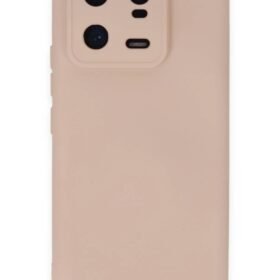 Xiaomi Mi 13 Pro Kılıf Nano içi Kadife Silikon - Pudra-(5796)