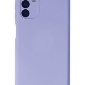 Samsung Galaxy A24 4G Kılıf Nano içi Kadife Silikon - Lila-(5796)