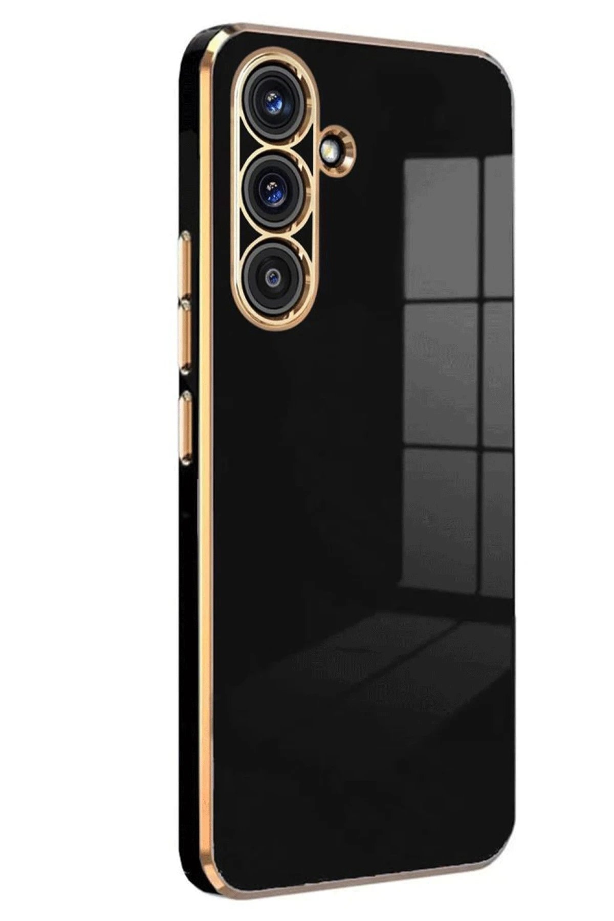 Samsung Galaxy A24 4G Kılıf Volet Silikon - Siyah-(5796)