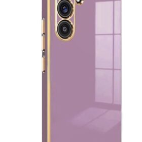 Samsung Galaxy A24 4G Kılıf Volet Silikon - Mor-(5796)