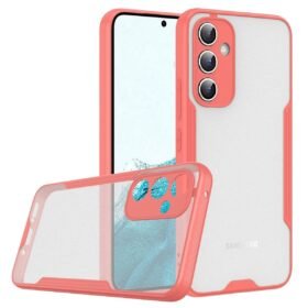 Samsung Galaxy A24 4G Kılıf Platin Silikon - Pembe-(5796)