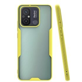 Xiaomi Redmi 12C Kılıf Platin Silikon - Sarı-(5796)