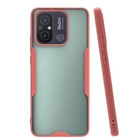 Xiaomi Redmi 12C Kılıf Platin Silikon - Pembe-(5796)