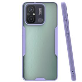 Xiaomi Redmi 12C Kılıf Platin Silikon - Lila-(5796)