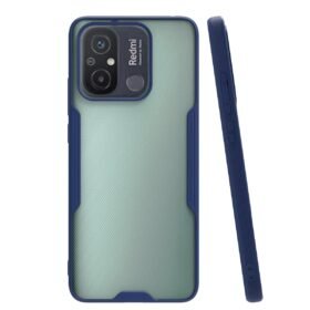 Xiaomi Redmi 12C Kılıf Platin Silikon - Lacivert-(5796)