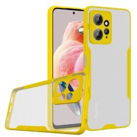 Xiaomi Redmi Note 12 4G Kılıf Platin Silikon - Sarı-(5796)