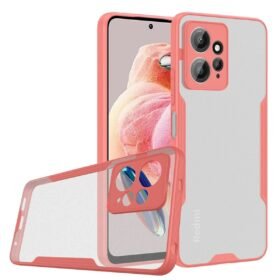 Xiaomi Redmi Note 12 4G Kılıf Platin Silikon - Pembe-(5796)