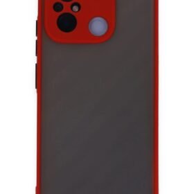 Xiaomi Redmi 12C Kılıf Montreal Silikon Kapak - Kırmızı-(5796)