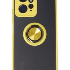 Xiaomi Redmi Note 12 4G Kılıf Montreal Yüzüklü Silikon Kapak - Sarı-(5796)