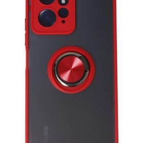 Xiaomi Redmi Note 12 4G Kılıf Montreal Yüzüklü Silikon Kapak - Kırmızı-(5796)