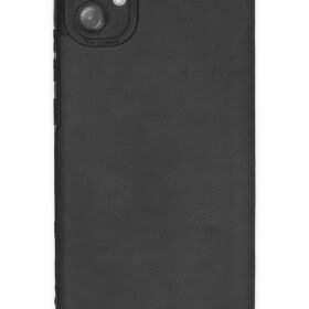 Samsung Galaxy A04E Kılıf Loop Deri Silikon - Siyah-(5796)