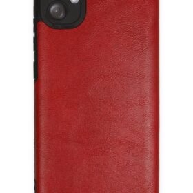 Samsung Galaxy A04E Kılıf Loop Deri Silikon - Kırmızı-(5796)